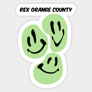 rex orange county who cares -pony -green Sticker